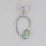 925 Silver Ethiopian Opal Pendant