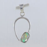 Handmade 925 Silver Ethiopian Opal Pendant