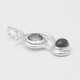 Labradorite & Mystic Quartz Pendants