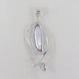 Fresh Water Pearl With Tourmaline Silver Designer Pendant