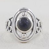 925 Starling Silver Spectrolite Ring