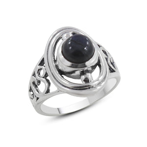 925 Sterling Silver Spectrolite Rings