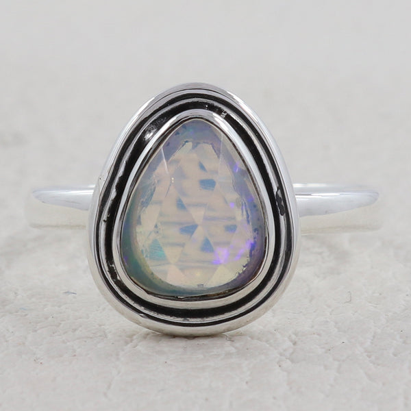 925 Sterling Silver Ethiopian Opal Rings