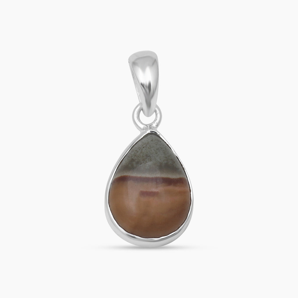 Polychrome Jasper Silver Pendants