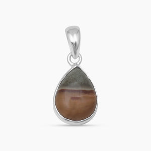 Polychrome Jasper Silver Pendants