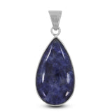 925 Sterling Silver Sodalite Pendant