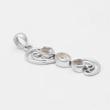 925 Sterling Silver Herkimer Quartz Pendants