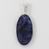 925 Sterling Silver Sodalite Pendant