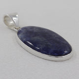 925 Sterling Silver Sodalite Pendant