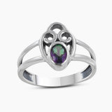925 Sterling Silver Garnet Rings