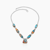 925 Silver Turquoise Spiny Oyster Necklaces