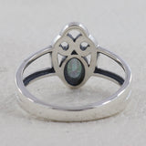 925 Starling Silver Garnet Ring