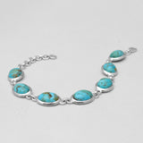 Boulder Turquoise Silver Bracelets