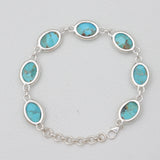 Boulder Turquoise Silver Bracelets