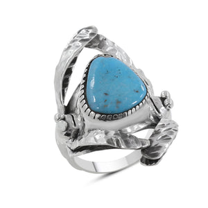 925 Sterling Silver Arizona Turquoise Rings