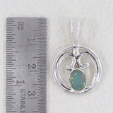 Natural Ethiopian Fire Opal Pendant