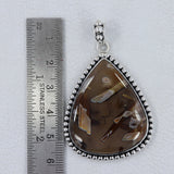 925 Silver Turkish Agate Pendant