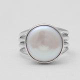 Natural Blue Larimar Silver Rings