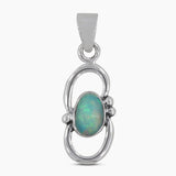 925 Silver Ethiopian Opal Pendants