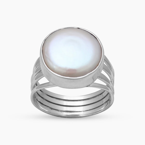 Natural Blue Larimar Silver Rings