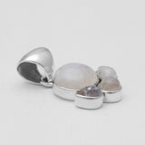 Rainbow Moonstone Silver Pendants