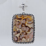 Turkish Agate 925 Sterling Silver Pendant