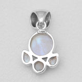 Rainbow Moonstone Silver Pendants