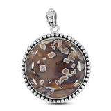 Turkish Agate 925 Sterling Silver Pendant