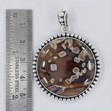 Turkish Agate 925 Sterling Silver Pendant