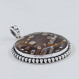 925 Silver Turkish Agate Pendant