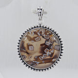 Turkish Agate 925 Sterling Silver Pendant