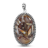 925 Silver Turkish Agate Pendant