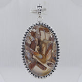 Turkish Agate 925 Sterling Silver Pendant