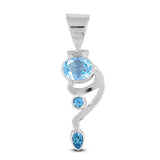 Tanzanite Cab 925 Sterling Silver Pendant