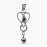 925 Silver Herkimer Quartz Pendants