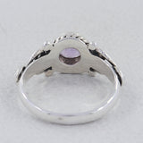 925 Starling Silver Garnet Ring