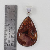 Dynasty Jasper Silver Pendant