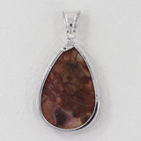 Dynasty Jasper Silver Pendant