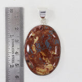 Dynasty Jasper Silver Pendant