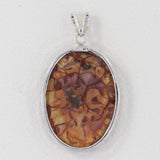 Dynasty Jasper Silver Pendant