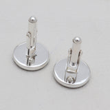 Abalone Shell Silver Cufflinks For Men