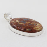 Dynasty Jasper Silver Pendant