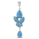 925 Sterling Silver Larimar Pendant