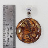 Dynasty Jasper Silver Pendant