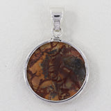 Dynasty Jasper Silver Pendant