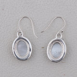 Abalone Shell Silver Earrings