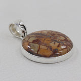 Dynasty Jasper Silver Pendant