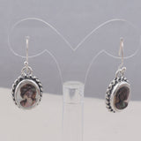 Abalone Shell Silver Earrings