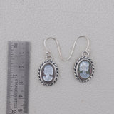 Abalone Shell Silver Earrings