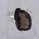 Natural Citrine Silver Ring